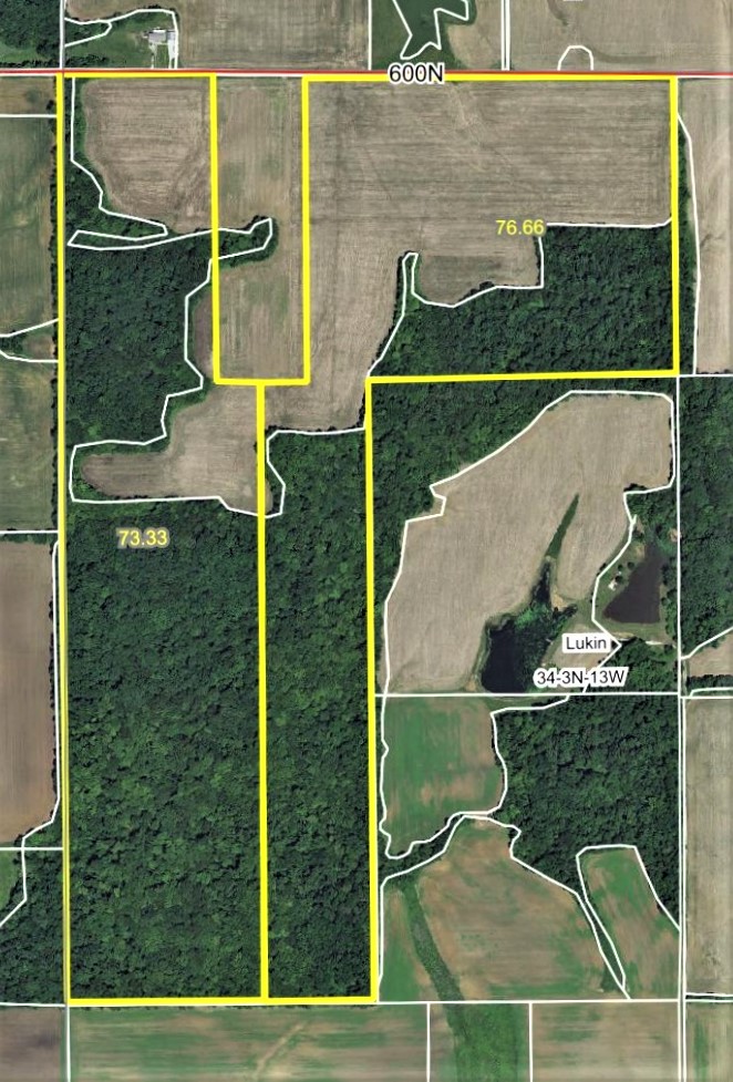 150 +/- ACRES –  Lawrence County Land – Lukin Township